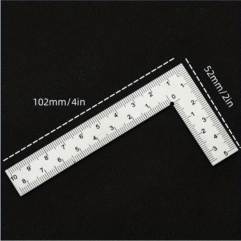 Stainless Steel L Shaped Ruler Carpenters Square Framing Measuring Tool