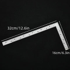 Stainless Steel L Shaped Ruler Carpenters Square Framing Measuring Tool