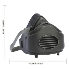 Safety Half Face Mask Respirator Protect Painting Spray Filters