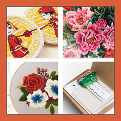 50-150pcs Mixed Sewing Thread Cross Stitch Embroidery Polyester Thread