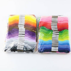 50-150pcs Mixed Sewing Thread Cross Stitch Embroidery Polyester Thread