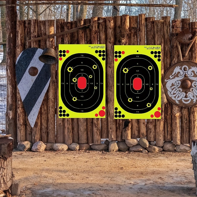 High Visibility 13X36 Fluorescent Self Adhesive Practice Targets St