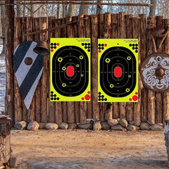 High Visibility 13X36 Fluorescent Self Adhesive Practice Targets St