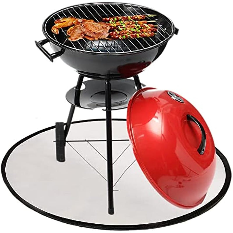 Double Sided Silicone Fire Mat - Outdoor Fire Mat for Decks, Terrace