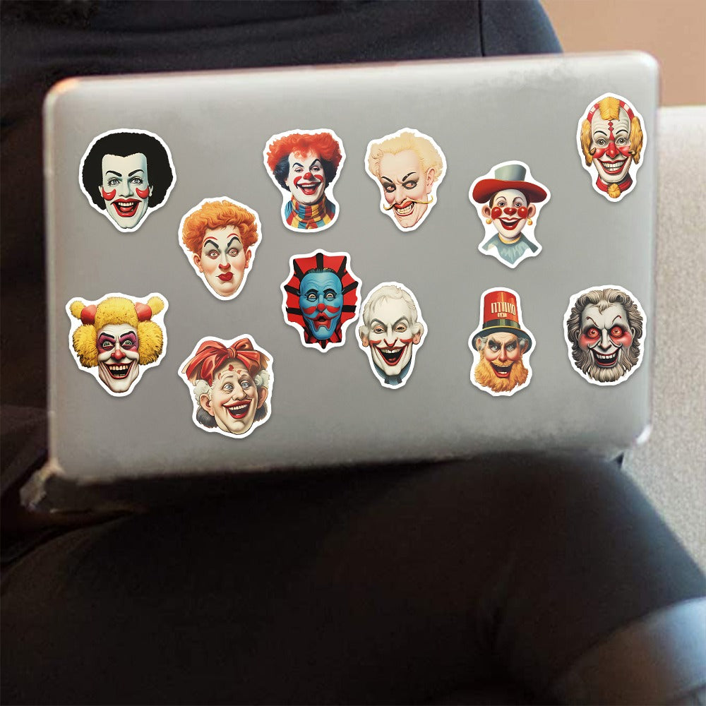 50pcs Joker Graffiti Waterproof Stickers for Laptop Tablet Guitar