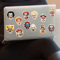 50pcs Joker Graffiti Waterproof Stickers for Laptop Tablet Guitar