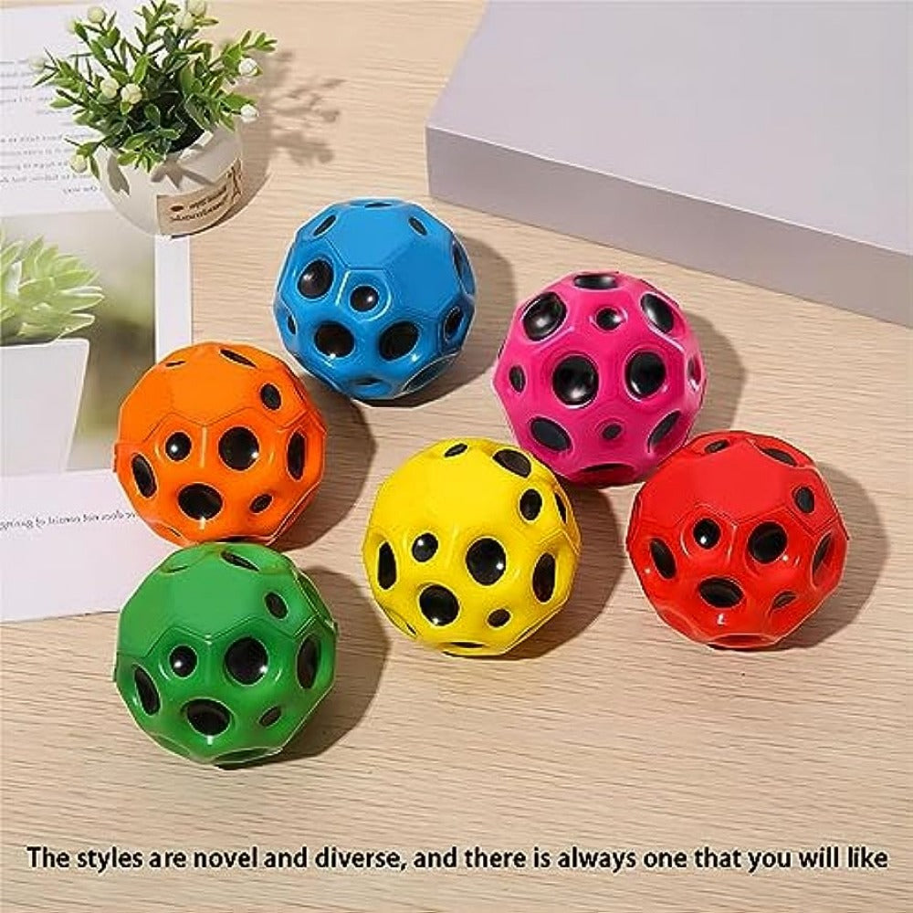 3pcs Space Ball High Bouncy Foam Ball Improve Hand Eye Coordination