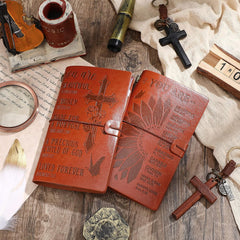 136 Sheets Vintage Faux Leather Sketch Book Journal Notebook For Sister
