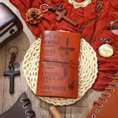 136 Sheets Vintage Faux Leather Sketch Book Journal Notebook For Sister