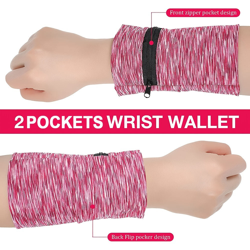 Zipper Wrist Wallet Arm Phone Pouch Mini Coin Purse Outdoor Running