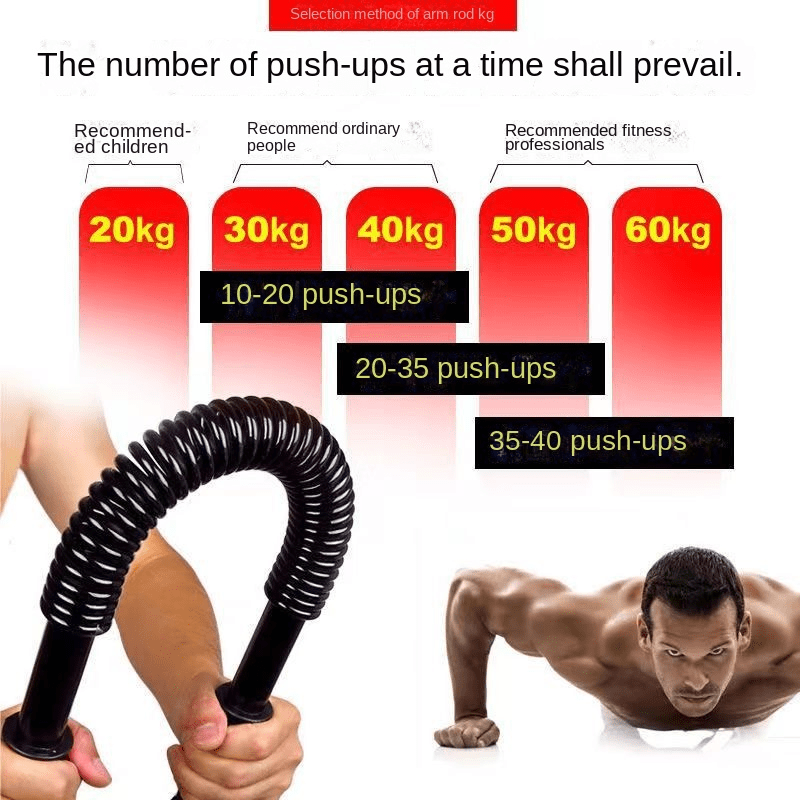 Arm Strength Training Stick Chest Expander Spring