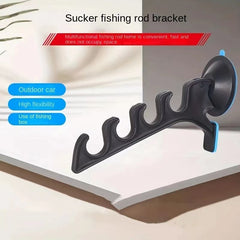 2pcs Suction Cup Fishing Rod Holder Bracket