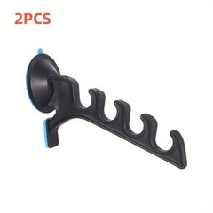 2pcs Suction Cup Fishing Rod Holder Bracket