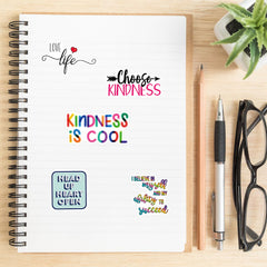 52pcs Inspirational Doodle Stickers Waterproof Laptop PC Tablet Mobile Guitar