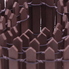 1pc Wooden Picket Fence Garden Border Decoration
