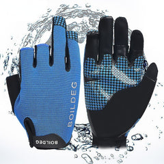 1pair Anti Slip 3 Fingerless Fishing Gloves Breathable Outdoor Sports Shore