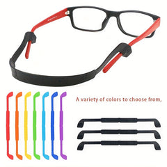 2pcs Silicone Sports Glasses Straps for Kids Sunglasses