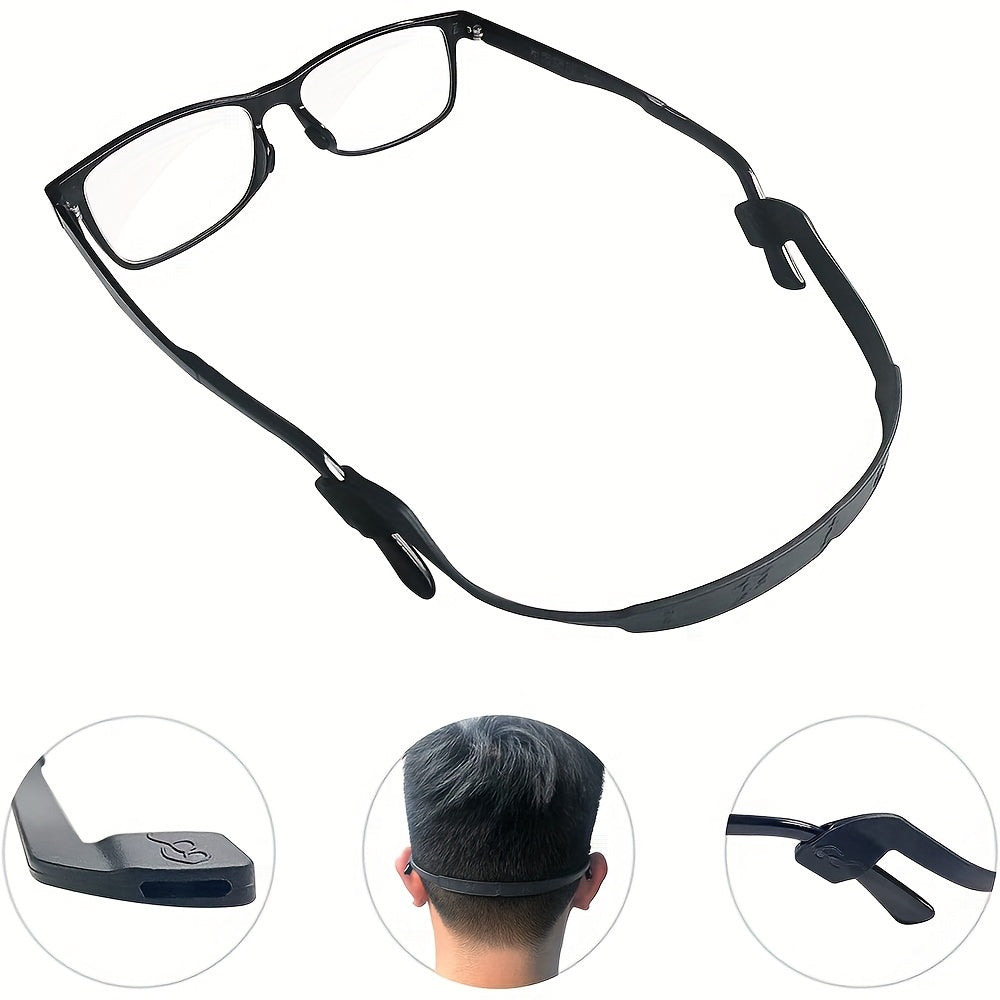 2pcs Silicone Sports Glasses Straps for Kids Sunglasses
