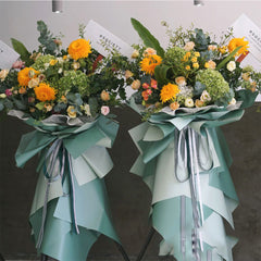 20pcs Waterproof Flower Wrapping Paper Gift Bouquet Supplies