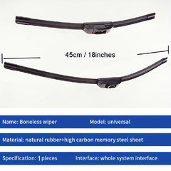 Boneless Wiper HD Quiet Durable U Type