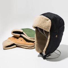 Winter Ear Protection Hat Windproof Warm Earflap Cap