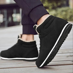 Women's High Top Thermal Running Shoes Plush Inner Winter Sneakers