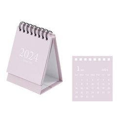 Mini Desk Calendar Aug to Dec Small Desktop Calendar with Stickers