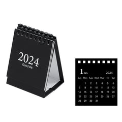 Mini Desk Calendar Aug to Dec Small Desktop Calendar with Stickers