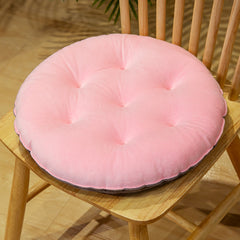 Polyester Chair Cushion Crystal Velvet Solid Matching Chair Mat Warm Seat Cushio