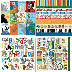 20pcs Zoo Adventure Paper Retro Journal Decoration DIY Tools