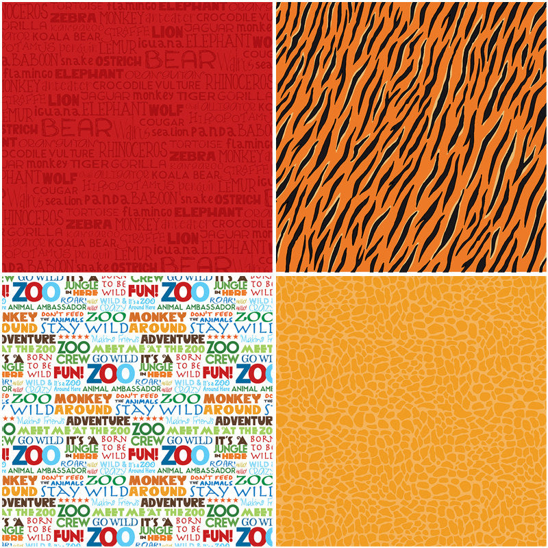 20pcs Zoo Adventure Paper Retro Journal Decoration DIY Tools