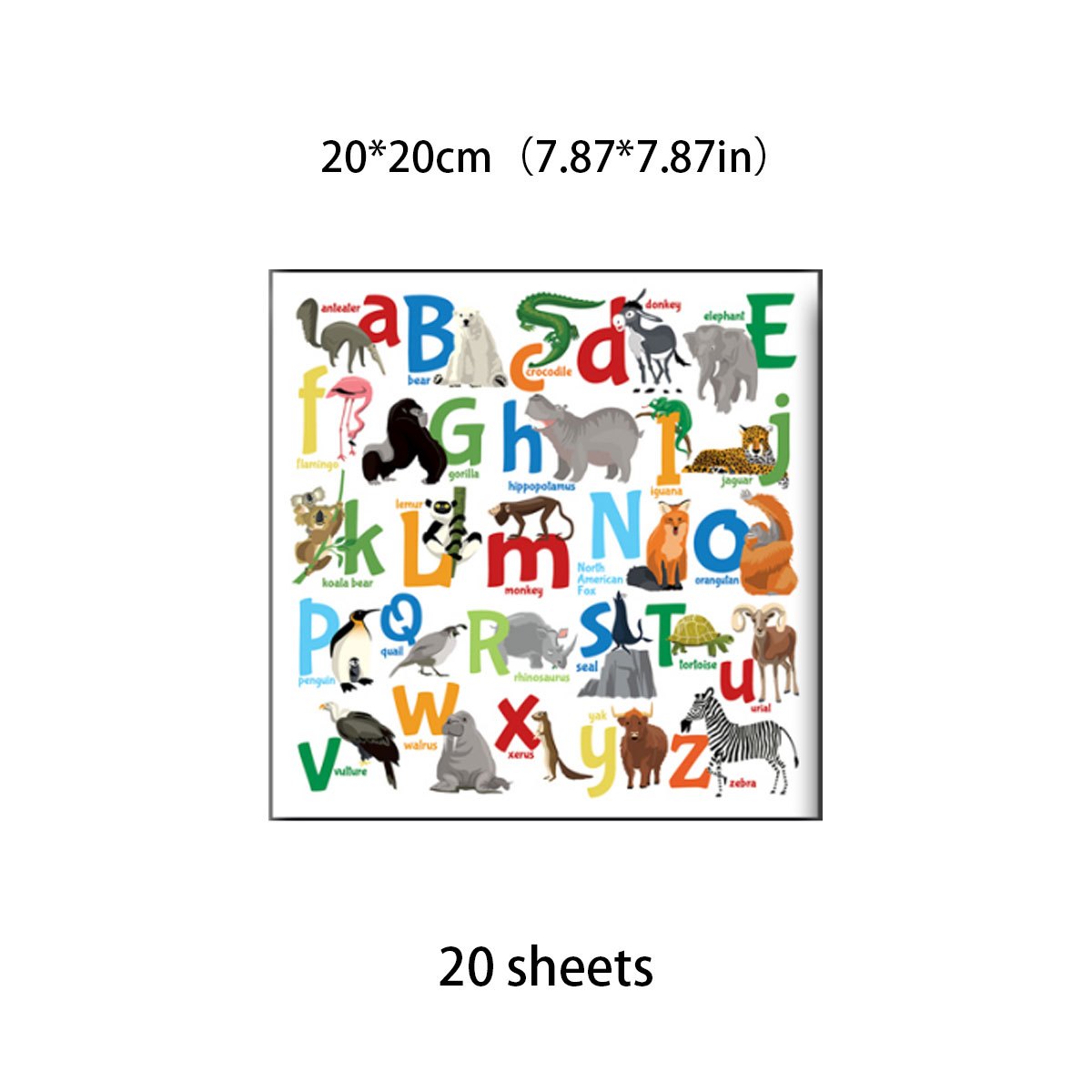 20pcs Zoo Adventure Paper Retro Journal Decoration DIY Tools