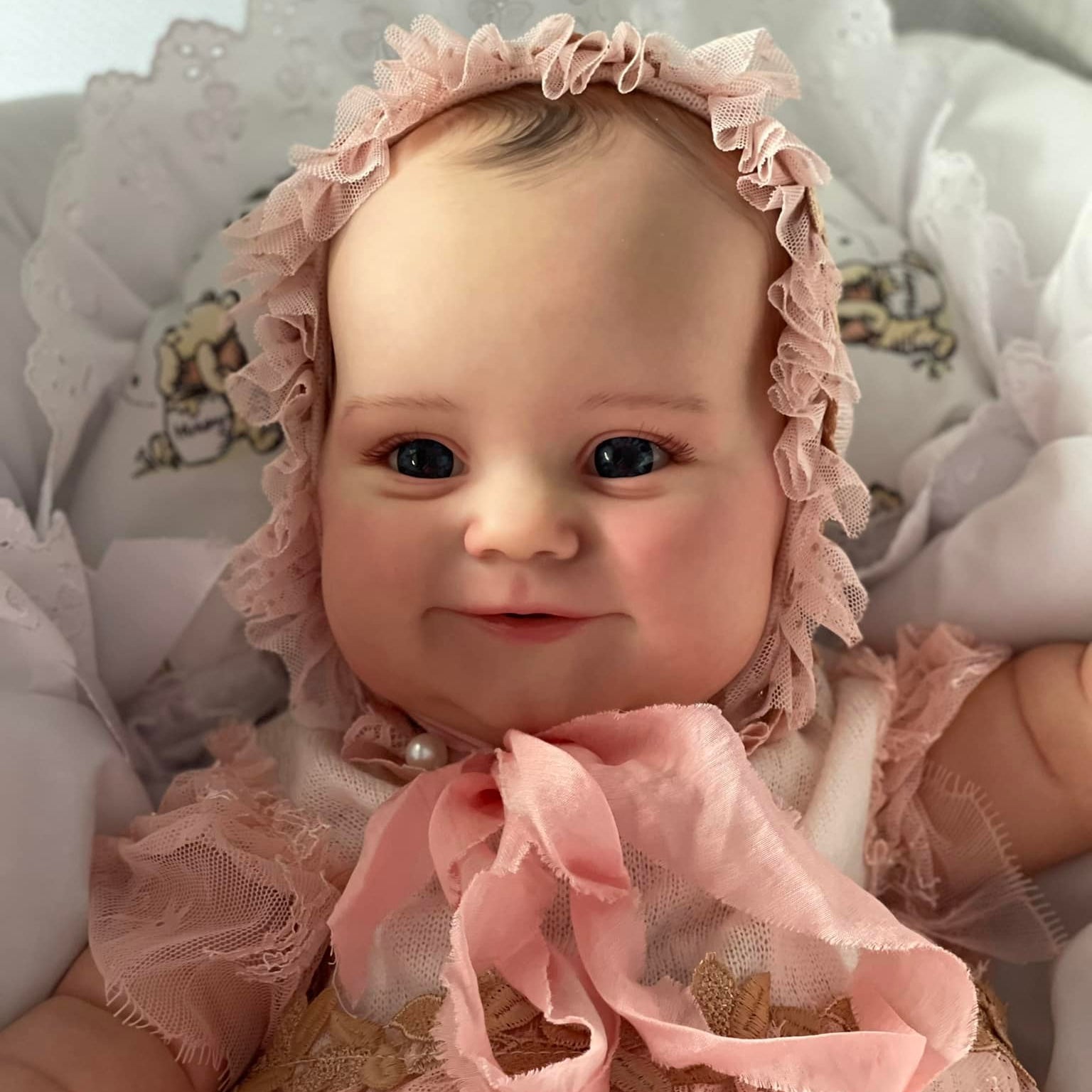Realistic Soft Silicone Baby Reborn Doll with 3D Skin and Blood Vessels