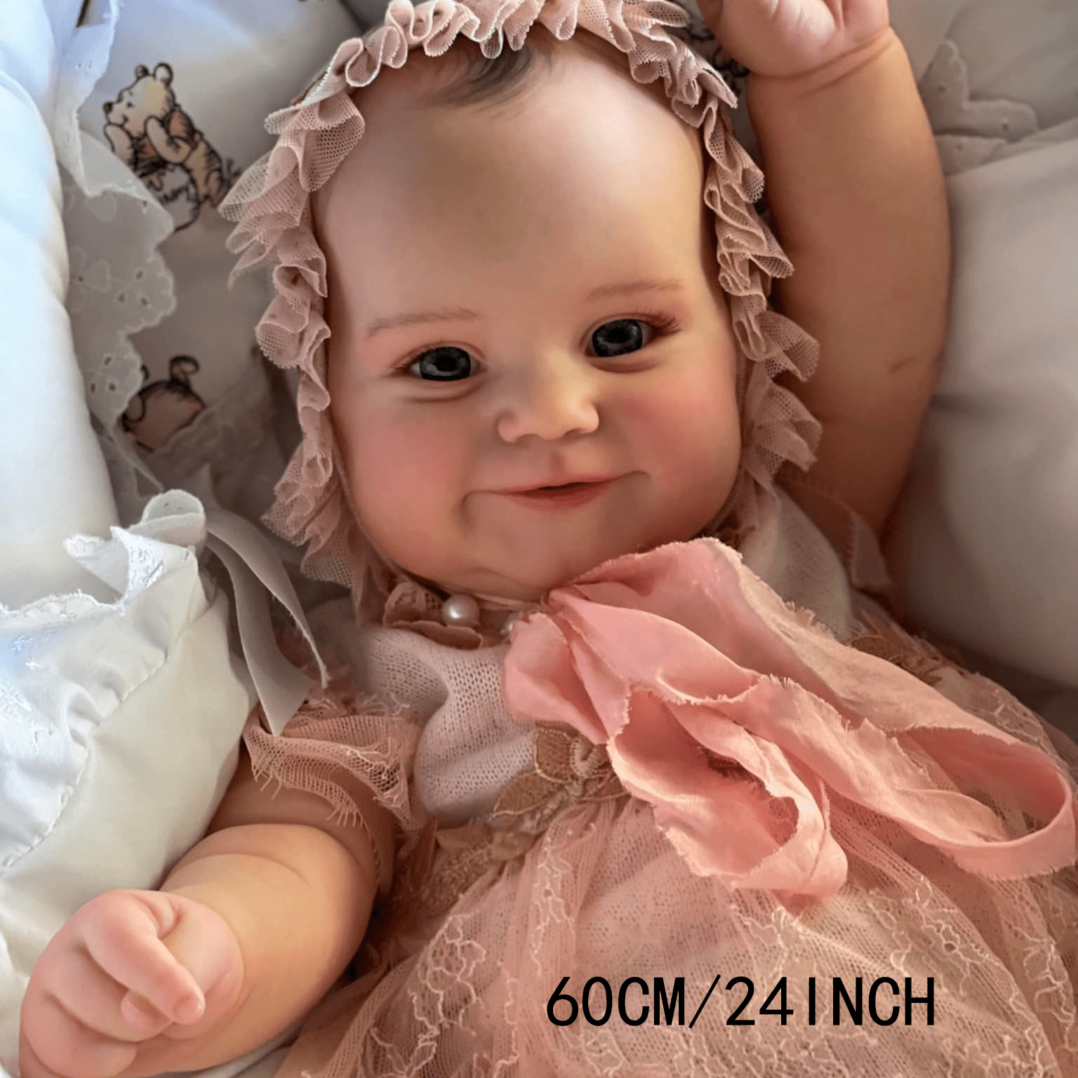Realistic Soft Silicone Baby Reborn Doll with 3D Skin and Blood Vessels