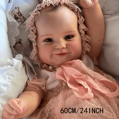 Realistic Soft Silicone Baby Reborn Doll with 3D Skin and Blood Vessels