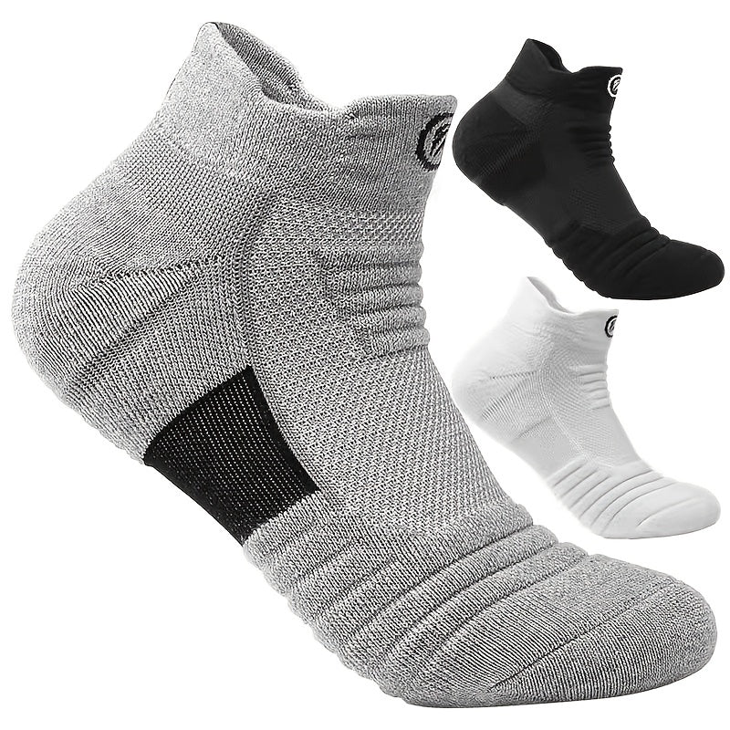 4 Pairs Outdoor Casual Breathable Deodorant Ankle Socks for Men & Women