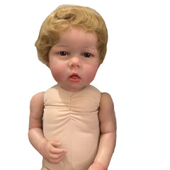 28 Inch Realistic Reborn Doll with 3D Skin Veins Soft Silicone Art Toy