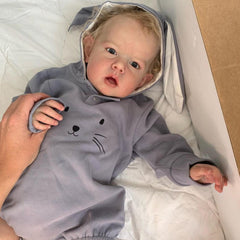 28 Inch Realistic Reborn Doll with 3D Skin Veins Soft Silicone Art Toy