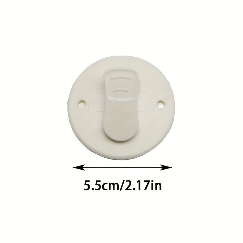 2pcs Shower Curtain Clips Self Adhesive Windproof Splash Guard Fixing Clip