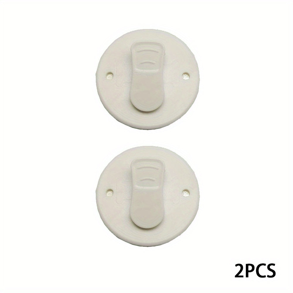 2pcs Shower Curtain Clips Self Adhesive Windproof Splash Guard Fixing Clip