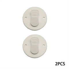 2pcs Shower Curtain Clips Self Adhesive Windproof Splash Guard Fixing Clip