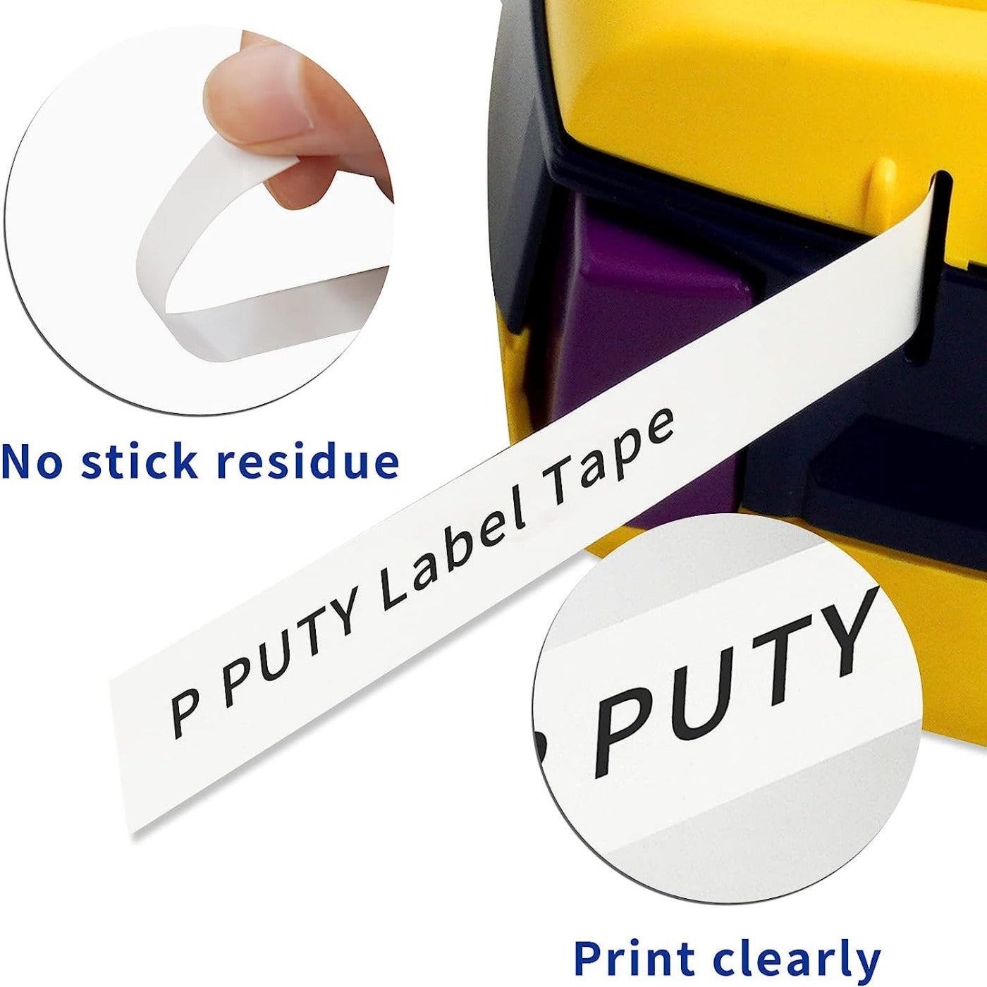 5 Pack Compatible Brother M Tape M K 231 431 531 631 731 Label Tape for PT-65