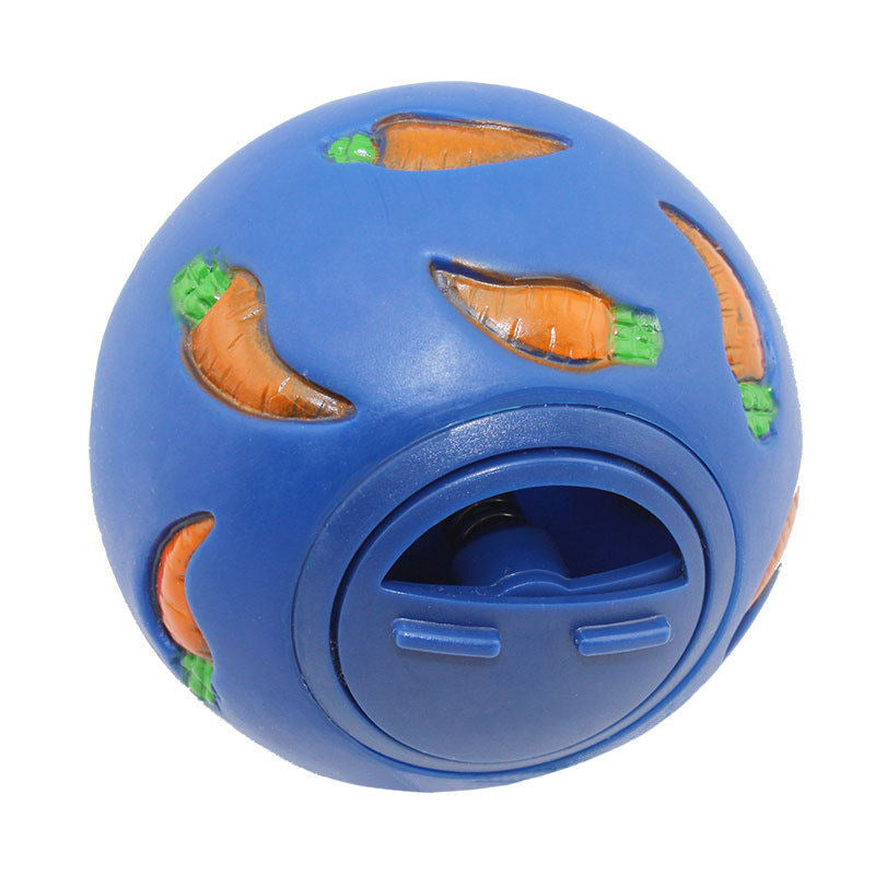Small Pet Carrot Graphic Food Leaking Ball Rabbit Toy