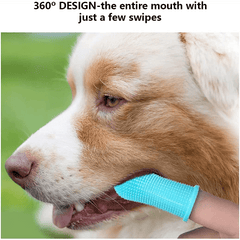 Pet Toothbrush Soft Finger Silicone Oral Cleaning Brush Dental Care