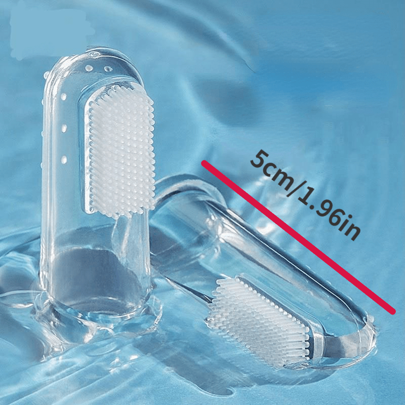 Pet Toothbrush Soft Finger Silicone Oral Cleaning Brush Dental Care
