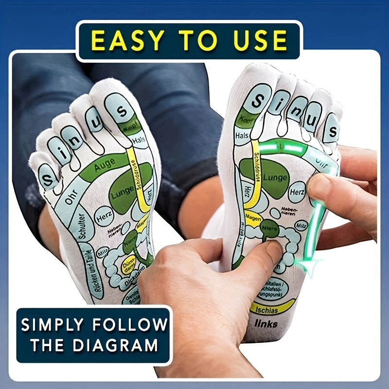 Acupressure Reflexology Socks Foot Massage for Women Men