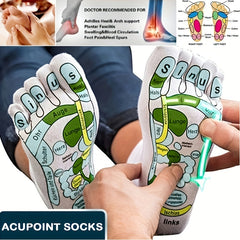 Acupressure Reflexology Socks Foot Massage for Women Men