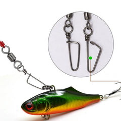 20pcs Swivel Ring Pin Fishing Line Hook Connector Accessory