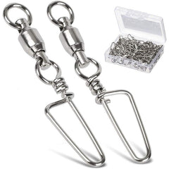 20pcs Swivel Ring Pin Fishing Line Hook Connector Accessory