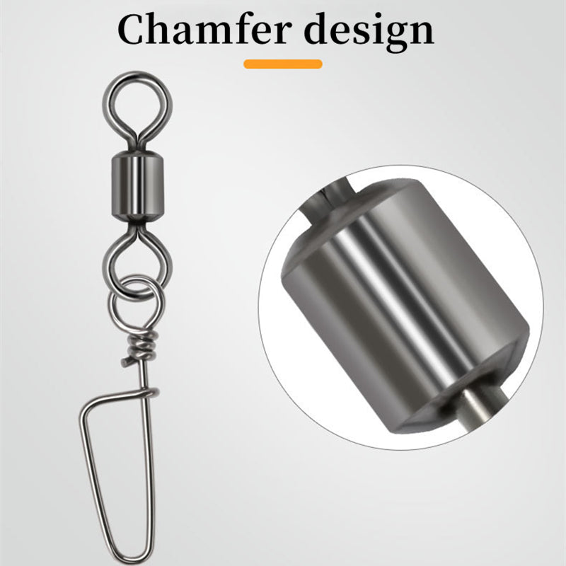 20pcs Swivel Ring Pin Fishing Line Hook Connector Accessory
